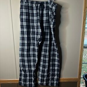 Boxercraft Men's Plaid Pajama Pants in Black and White